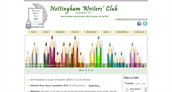 Desktop Screenshot of nottinghamwritersclub.org.uk